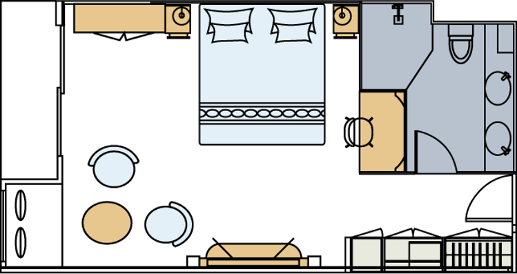 Century Voyage - Executive Suite Layout