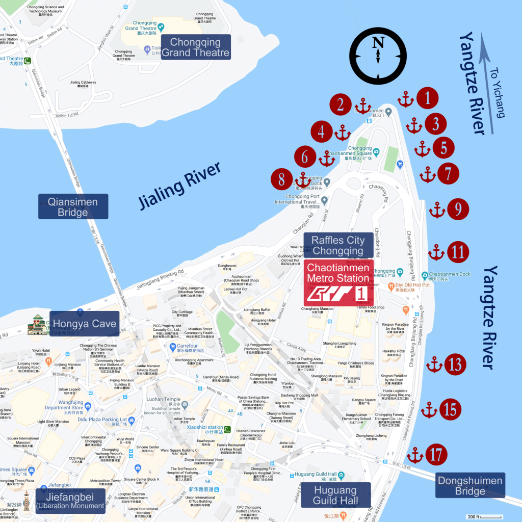 Chaotianmen Port Map