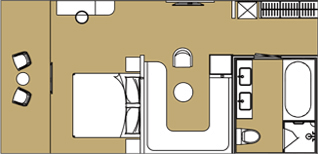 Victoria Sabrina - Shangri-la Suite Layout