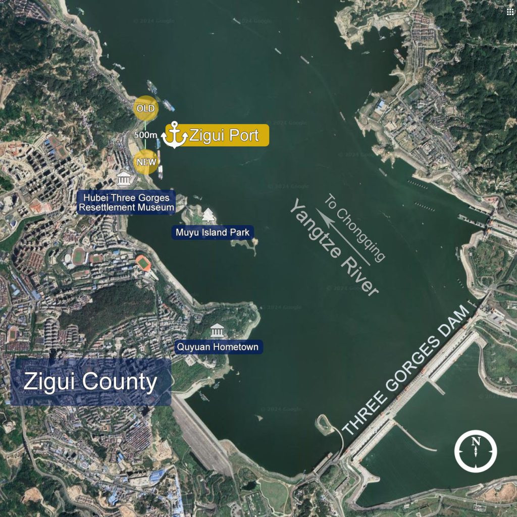 Zigui Port Map