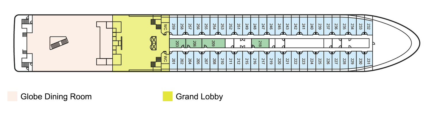 Deck Plans-Century Voyage-Deck 2