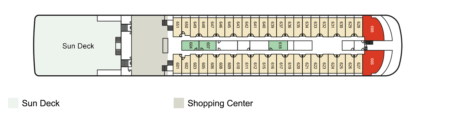 Deck Plans-Century Voyage-Deck 6