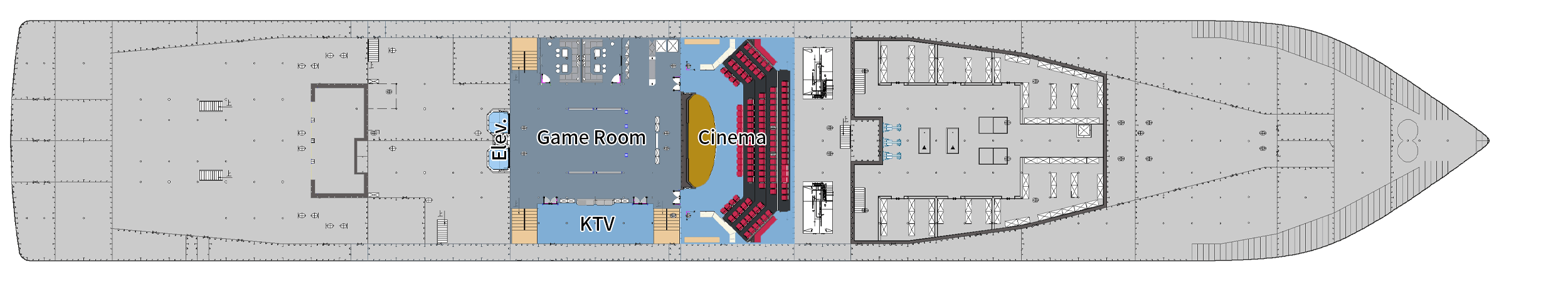 China Goddess No.3 Deck Plan B1