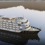 Exterior view of Yangzi Explorer Cruise Ship, providing ultra luxury Yangtze River cruises